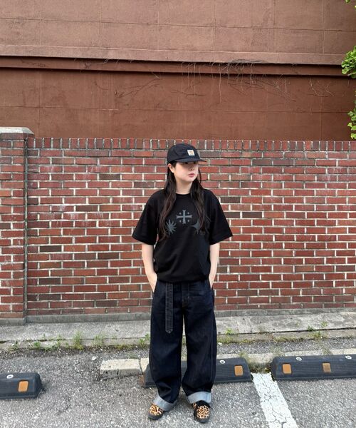 FREEMARIO（フリーマリオ）の「トリニティシンボルTシャツ[ブラック]（Tシャツ/カットソー・レディース・ブラック・SMALL/MEDIUM）」の7枚目の写真