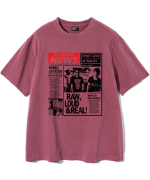 ELニュースピグメント半袖Tシャツ 4カラー