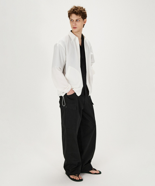 SHIRTER(シャーター)の「43 MIL CARGO PANTS (BLACK)(その他パンツ・メンズ・その他・SMALL/LARGE/MEDIUM)」の5枚目の写真