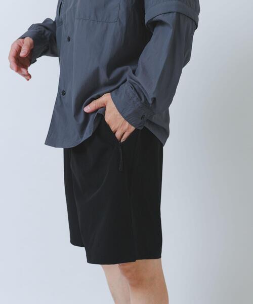 ITEMS URBANRESEARCH(アイテムズ アーバンリサーチ)の「『接触冷感/吸水速乾』多機能 ナイロンストレッチイージーショーツ(その他パンツ・メンズ・カーキ/ブラック/チャコールグレー・LARGE/MEDIUM)」の9枚目の写真