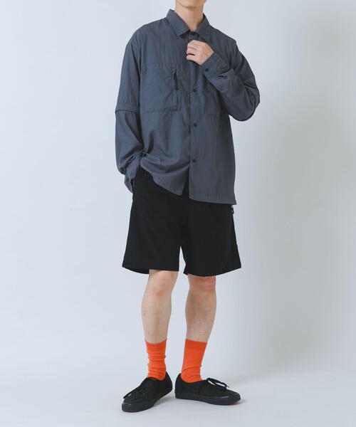 ITEMS URBANRESEARCH(アイテムズ アーバンリサーチ)の「『接触冷感/吸水速乾』多機能 ナイロンストレッチイージーショーツ(その他パンツ・メンズ・カーキ/ブラック/チャコールグレー・LARGE/MEDIUM)」の14枚目の写真