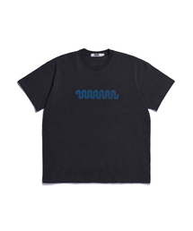 NOT NEW（ナットニュー）の「Wave Logo T-Shirt Black（Tシャツ/カットソー）」