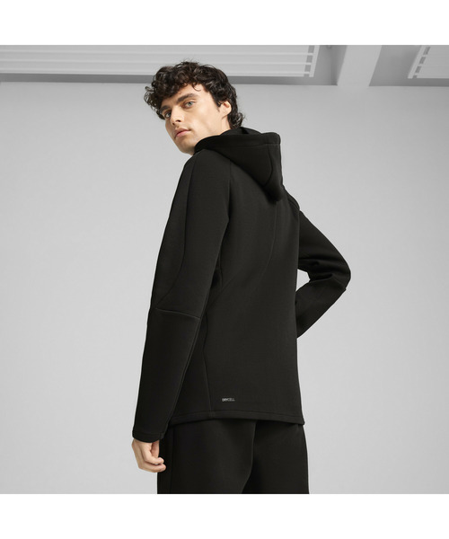 PUMA(プーマ)の「PUMA プーマ メンズ エヴォストライプ フルジップ フーディー DK(パーカー・メンズ・ブラック/グレー/ネイビー・LARGE/MEDIUM/SMALL/X-LARGE/X-SMALL)」の12枚目の写真
