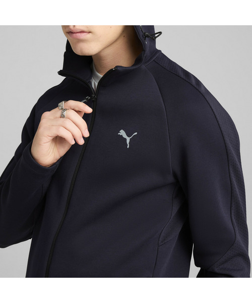PUMA(プーマ)の「PUMA プーマ メンズ エヴォストライプ フルジップ フーディー DK(パーカー・メンズ・ブラック/グレー/ネイビー・LARGE/MEDIUM/SMALL/X-LARGE/X-SMALL)」の16枚目の写真