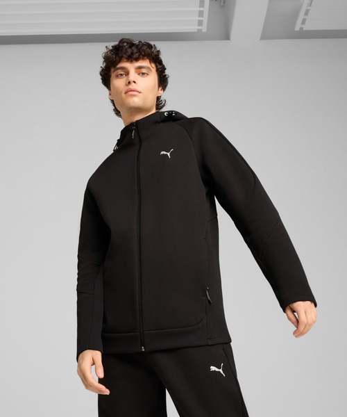 PUMA Men’s EvoStrap Full Zip Hoodie DK — мужская худи на молнии PUMA