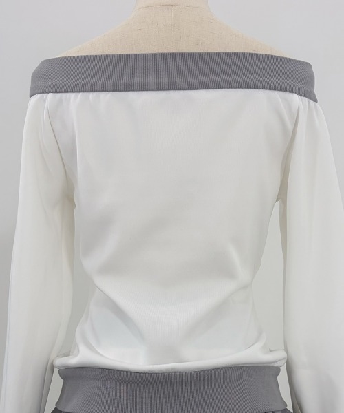 DustDevil(ダストデビル)の「『DustDevil/ダストデビル』Crash Off-Shoulder/オフショルトップス(その他トップス・レディース・ブラック/ホワイト・FREE)」の12枚目の写真