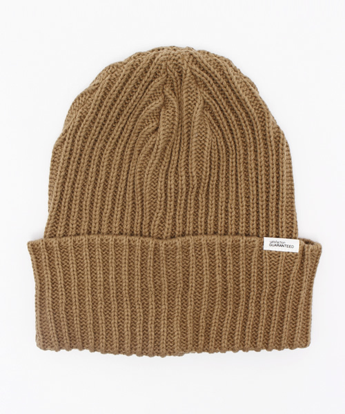 RAGEBLUE（レイジブルー）の「アクリル/コットンリブワッチ/712221（ニットキャップ/ビーニー・メンズ・グレー/ブラック/キャメル/ホワイト/ネイビー・FREE）」の5枚目の写真