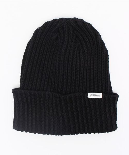 RAGEBLUE（レイジブルー）の「アクリル/コットンリブワッチ/712221（ニットキャップ/ビーニー・メンズ・グレー/ブラック/キャメル/ホワイト/ネイビー・FREE）」の3枚目の写真