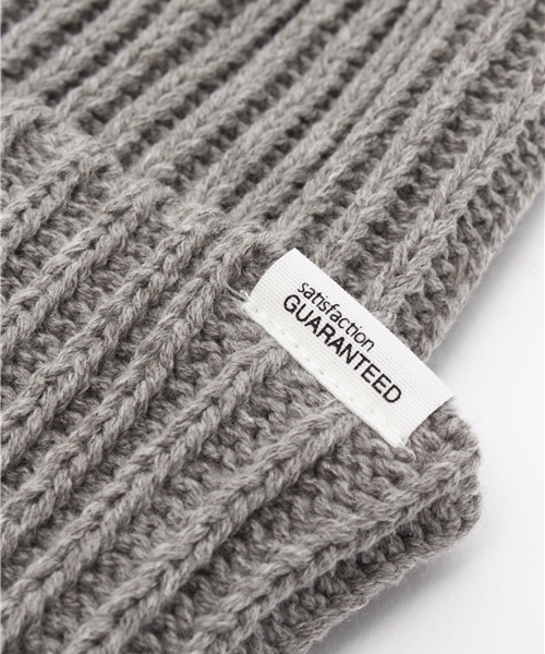 RAGEBLUE（レイジブルー）の「アクリル/コットンリブワッチ/712221（ニットキャップ/ビーニー・メンズ・グレー/ブラック/キャメル/ホワイト/ネイビー・FREE）」の7枚目の写真