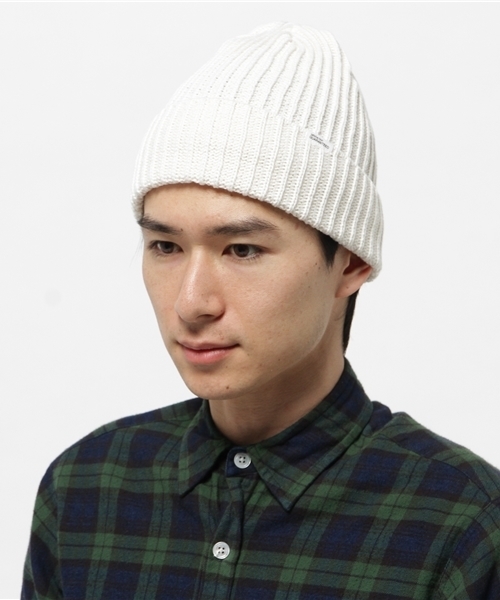 RAGEBLUE（レイジブルー）の「アクリル/コットンリブワッチ/712221（ニットキャップ/ビーニー・メンズ・グレー/ブラック/キャメル/ホワイト/ネイビー・FREE）」の9枚目の写真