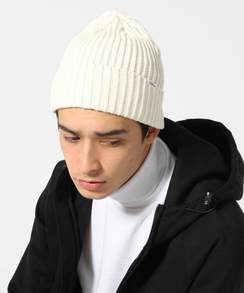 RAGEBLUE（レイジブルー）の「アクリル/コットンリブワッチ/712221（ニットキャップ/ビーニー・メンズ・グレー/ブラック/キャメル/ホワイト/ネイビー・FREE）」の10枚目の写真