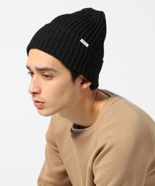 RAGEBLUE（レイジブルー）の「アクリル/コットンリブワッチ/712221（ニットキャップ/ビーニー・メンズ・グレー/ブラック/キャメル/ホワイト/ネイビー・FREE）」の21枚目の写真