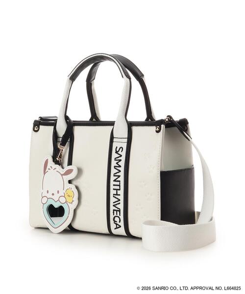 SAMANTHAVEGA(サマンサベガ)の「「ポチャッコ」コレクションハンドバッグ(ハンドバッグ・レディース・ホワイト・FREE)」の2枚目の写真