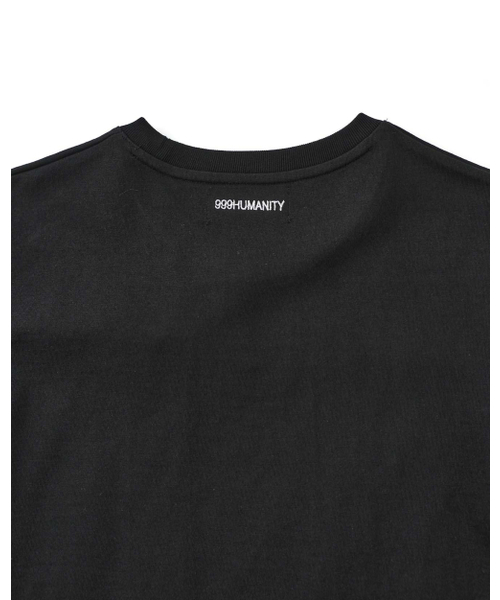 999HUMANITY(999ヒューマニティ)の「EVDロゴハーフTシャツ(ブラック)(Tシャツ/カットソー・レディース・その他・1(S)/2(M)/3(L)/OS/0(XS)/4(XL))」の4枚目の写真
