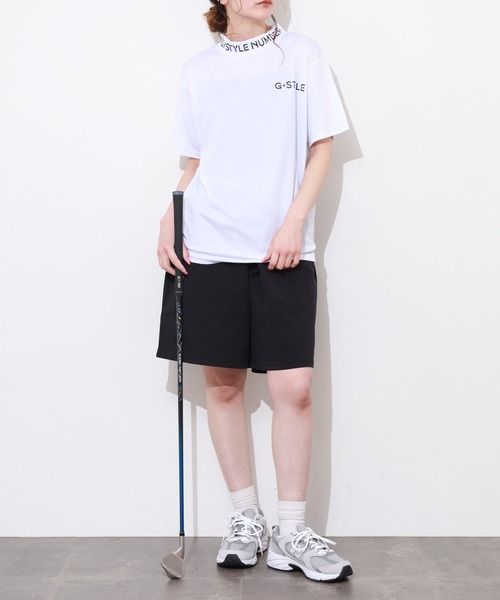 FUNALIVE(ファンアライブ)の「ドライ モックネック プリント ロゴ 半袖 Tシャツ(Tシャツ/カットソー・メンズ・ブラック系1/グレー系1/ネイビー系1/グリーン系/ブラック系/ブルー系/ホワイト系/ホワイト系1/グレー系/ネイビー系/ブラック系2・M/L/LL)」の15枚目の写真