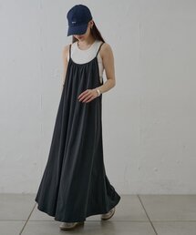 ギャザーキャミソールワンピース