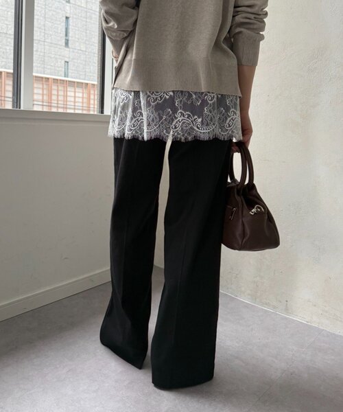 Jena espace merveilleux(ジェナ エスパスメルヴェイユ)の「メンストレッチワイドパンツ(その他パンツ・レディース・ブラック/ベージュ/オフホワイト・FREE)」の21枚目の写真