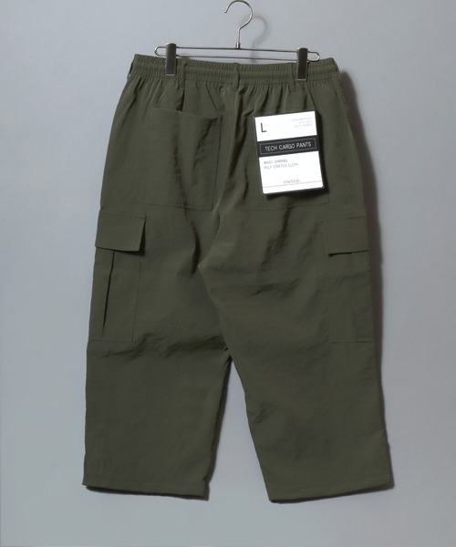 ANPAS（アンパス）の「Solid 3/4-Length Cargo Pants / 七分丈 テックカーゴパンツ クロップドパンツ ボトムス メンズ ミリタリーパンツ ショートパンツ ハーフパンツ（カーゴパンツ・メンズ・ネイビー/カーキ/ブラック・XL/L/M）」の10枚目の写真