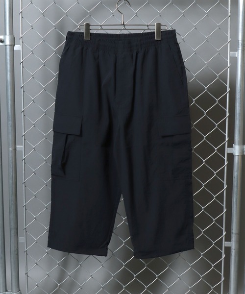 ANPAS（アンパス）の「Solid 3/4-Length Cargo Pants / 七分丈 テックカーゴパンツ クロップドパンツ ボトムス メンズ ミリタリーパンツ ショートパンツ ハーフパンツ（カーゴパンツ・メンズ・ネイビー/カーキ/ブラック・XL/L/M）」の16枚目の写真