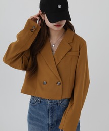カットツイルダブルショートジャケット