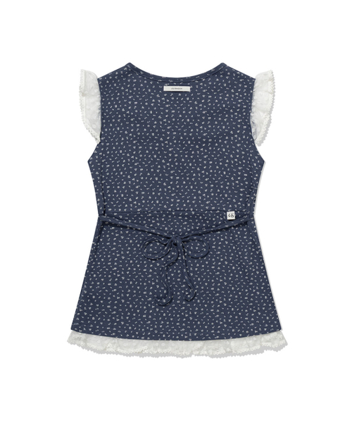 UGLY SHADOW(アグリーシャドウ)の「FLOWER LACE SLEEVELESS(BLUE)(Tシャツ/カットソー・レディース・その他・FREE)」の5枚目の写真