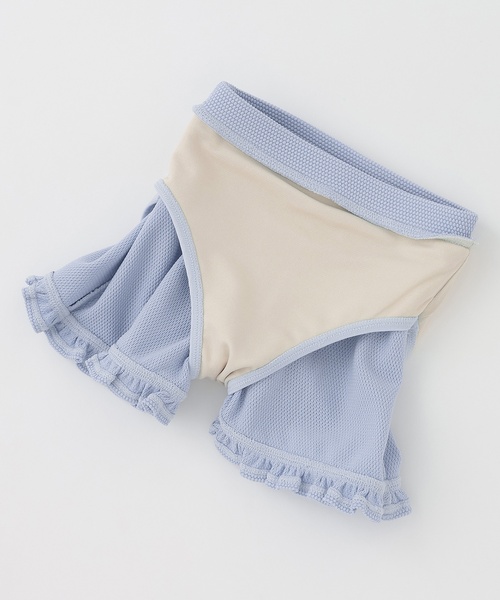 petit main（プティマイン）の「【SWIM】ラッシュガードセット水着（水着・キッズ・ピンク/オフホワイト/ブルー・120cm/110cm/80ｃｍ/130cm/100cm/90cm）」の18枚目の写真