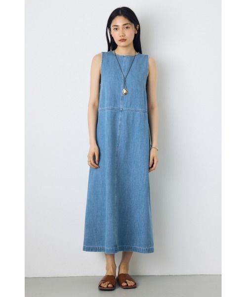 セール】甘撚りデニムワンピース（ワンピース）｜AZUL BY MOUSSY