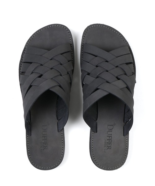 The DUFFER of ST.GEORGE(ザダファーオブセントジョージ)の「LEATHER SANDALS:メイドインジャパン 国産 レザーサンダル(サンダル・メンズ・グレー/ベージュ・LARGE/MEDIUM)」の9枚目の写真