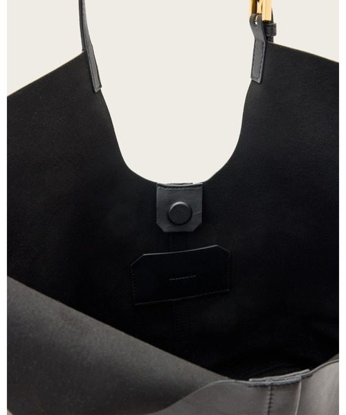 ALLSAINTS（オールセインツ）の「ARA LEATHER TOTE BAG | ARA レザー トート バッグ（トートバッグ・レディース・ブラック・ONE SIZE）」の3枚目の写真