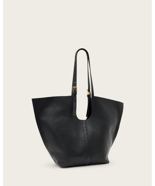 ALLSAINTS（オールセインツ）の「ARA LEATHER TOTE BAG | ARA レザー トート バッグ（トートバッグ・レディース・ブラック・ONE SIZE）」の5枚目の写真