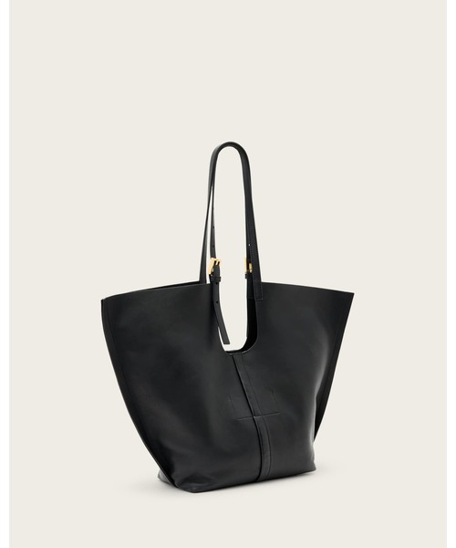 ALLSAINTS（オールセインツ）の「ARA LEATHER TOTE BAG | ARA レザー トート バッグ（トートバッグ・レディース・ブラック・ONE SIZE）」の9枚目の写真