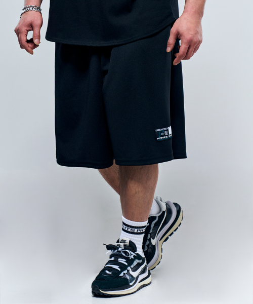 PHYSICAL GARMENTS（フィジカルガーメンツ）の「P2510 ベーシックメッシュバミューダパンツ [ブラック]（その他パンツ・メンズ・ブラック・LARGE/XX-LARGE）」の5枚目の写真