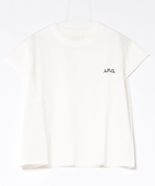 A.P.C.(アーペーセー)の「TOP BORDURES(タンクトップ・レディース・ホワイト/ネイビー・S/M)」の2枚目の写真