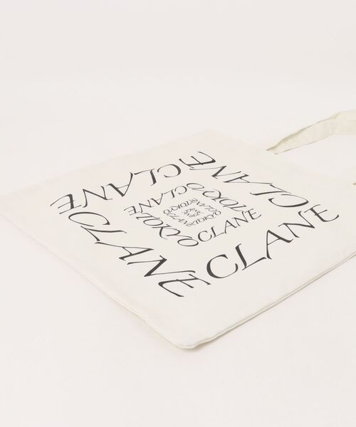 CLANE（クラネ）の「CLANE CLANE TOKYO TOTE BAG（トートバッグ・レディース・ダークブラウン/オフホワイト/ブラック・FREE）」の4枚目の写真