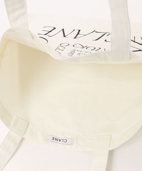 CLANE（クラネ）の「CLANE CLANE TOKYO TOTE BAG（トートバッグ・レディース・ダークブラウン/オフホワイト/ブラック・FREE）」の5枚目の写真