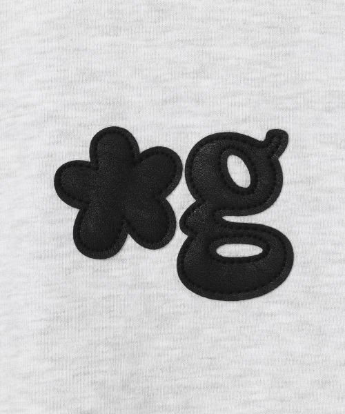 GRUNDEN（グルンデン）の「LEATHER PATCH SWEATSHIRT (LIGHT GREY)（スウェット・レディース・その他・OS）」の3枚目の写真