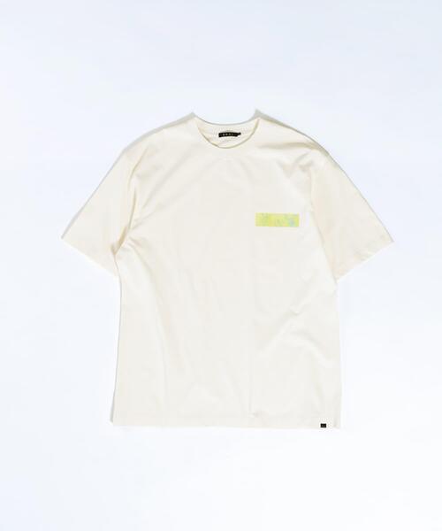 EKAL(エカル)の「『UR TECH ひやサラクール』プリントボックスTシャツ(Tシャツ/カットソー・メンズ・ブラック/ホワイト・LARGE/MEDIUM)」の3枚目の写真