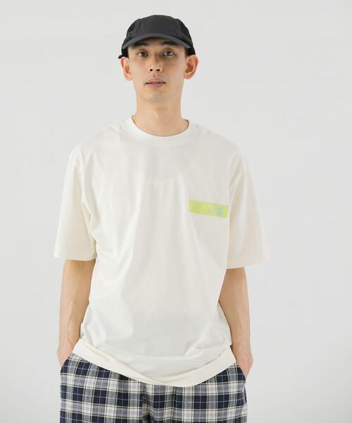 EKAL(エカル)の「『UR TECH ひやサラクール』プリントボックスTシャツ(Tシャツ/カットソー・メンズ・ブラック/ホワイト・LARGE/MEDIUM)」の4枚目の写真