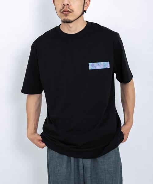 EKAL(エカル)の「『UR TECH ひやサラクール』プリントボックスTシャツ(Tシャツ/カットソー・メンズ・ブラック/ホワイト・LARGE/MEDIUM)」の18枚目の写真