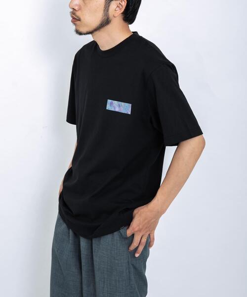 EKAL(エカル)の「『UR TECH ひやサラクール』プリントボックスTシャツ(Tシャツ/カットソー・メンズ・ブラック/ホワイト・LARGE/MEDIUM)」の19枚目の写真