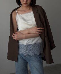 CAPRICIEUX LE'MAGE | 〈C.L〉ヴィンテージサテンレースキャミ(シャツ/ブラウス)
