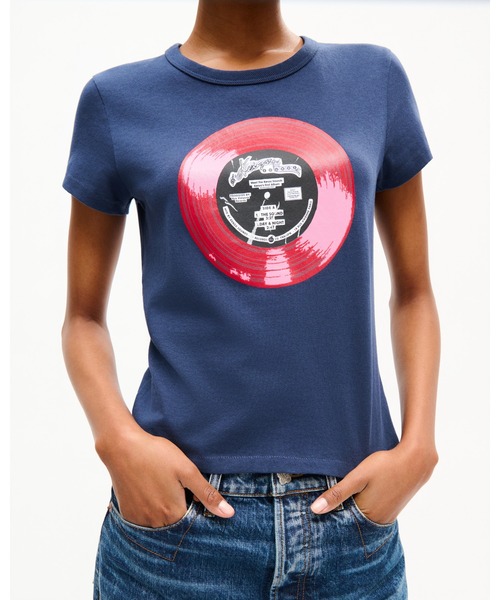 KENZO(ケンゾー)の「'KENZO Sounds' スモール フィット Tシャツ イン コットン(Tシャツ/カットソー・レディース・ブルー系その他・X-SMALL/MEDIUM/SMALL)」の1枚目の写真