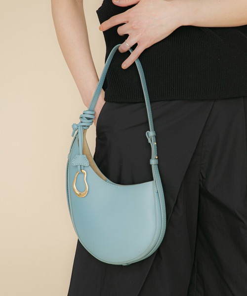 LE VERNIS（ル・ベルニ）の「LE VERNIS(ル・ベルニ)Poire mini shoulder（ショルダーバッグ・レディース・ブルー/ベージュ/ブラック・FREE）」の5枚目の写真