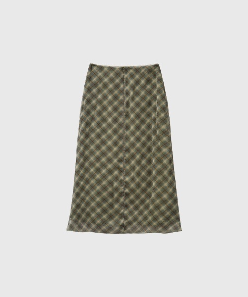 GENERAL IDEA（ジェネラルアイデア）の「【GENERAL IDEA】チェックシアーロングスカート / CHECK SHEER LONG SKIRT（スカート・レディース・グレー/カーキ/ピンク・S/L/M）」の17枚目の写真