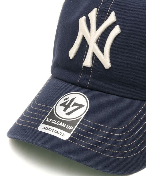 '47(フォーティーセブン)の「47 CLEAN UP NEW YORK YANKEES TRAWLER MESH CAP/ 47 クリーンアップ ニューヨーク ヤンキース トローラー メッシュ キャップ(キャップ・メンズ・ネイビー・ONE SIZE)」の7枚目の写真