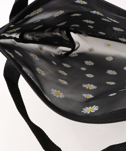 Mignonjour(ミニョンジュール)の「Mignonjour/デイジー柄メッシュバッグ M2943(トートバッグ・レディース・ベージュ/ブラック・FREE)」の10枚目の写真