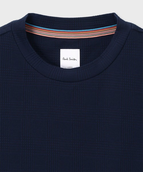 Paul Smith(ポールスミス)の「グレンチェック サッカー 半袖Tシャツ / 163527 919T(Tシャツ/カットソー・メンズ・ブラック/ネイビー/ホワイト・LARGE/MEDIUM/X-LARGE)」の8枚目の写真