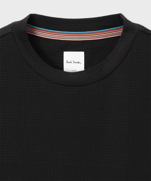 Paul Smith(ポールスミス)の「グレンチェック サッカー 半袖Tシャツ / 163527 919T(Tシャツ/カットソー・メンズ・ブラック/ネイビー/ホワイト・LARGE/MEDIUM/X-LARGE)」の10枚目の写真
