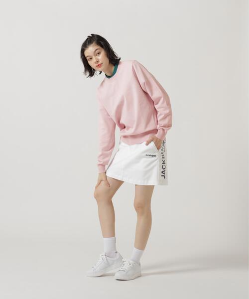 Jack Bunny!!(ジャックバニー)の「【Jack Bunny!!】ストレッチツイルスカート(スカート・レディース・グリーン/ホワイト・MEDIUM/SMALL)」の4枚目の写真