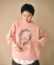 「KHA:KI / カーキ」DAMAGE SWEAT SHIRT -My MUSE-